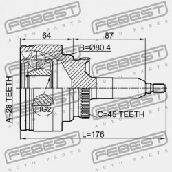 KÜLSŐ CSUKLÓ FORD F SOROZAT F150 2004-2014 LEHET 5L1Z-3B436-AA