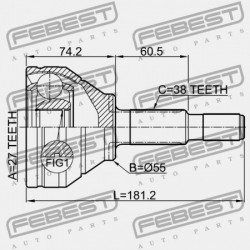 KÜLSŐ CSUKLÓ FORD EXPLORER KÁD 2011-2013 LEHET BB5Z-3B436-N