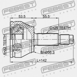 KIVONT KÜLSŐ CSUKLÓ 1078675
