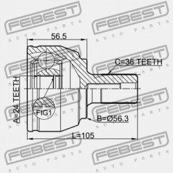 KÜLSŐ CSUKLÓ FORD FOCUS CB4 2008-2011 EU 1306055