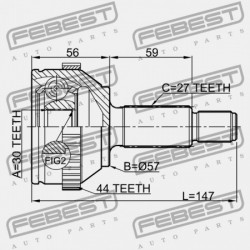 KIVONT KÜLSŐ CSUKLÓ 96BG-3B413-AAB
