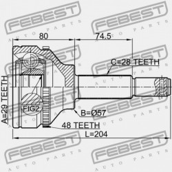 KÜLSŐ CSUKLÓ FORD TRANSIT TT9 2006-2013 EU 1727116