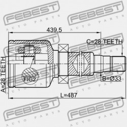 JOBB BELSŐ CSUKLÓ FORD MONDEO CA2 2007-2014 EU 1481245