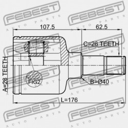 BAL BELSŐ CSUKLÓ FORD MONDEO CA2 2007-2014 EU 1446283