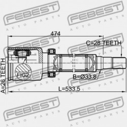 JOBB BELSŐ CSUKLÓ FORD MONDEO CA2 2007-2014 EU 1807112