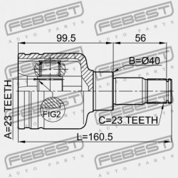 BAL BELSŐ CSUKLÓ FORD FOCUS CB4 2008-2011 EU 1461228