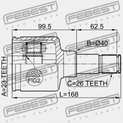 BAL BELSŐ CSUKLÓ FORD FOCUS CB4 2008-2011 EU 1451974