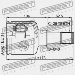 BAL BELSŐ CSUKLÓ FORD FOCUS CB4 2008-2011 EU 1676319