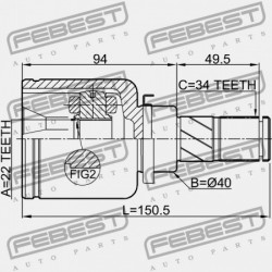 BAL BELSŐ CSUKLÓ FORD FOCUS CB8 2011- EU BV6Z-3B437-B
