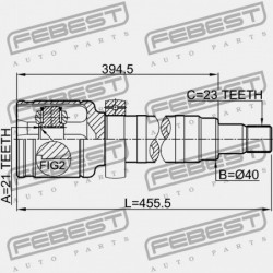 JOBB BELSŐ CSUKLÓ FORD FIESTA/FUSION CBK 2001- EU 1537380