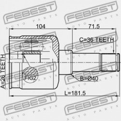 BAL BELSŐ CSUKLÓ FORD TRANSIT FY 2000-2006 EU 4602019
