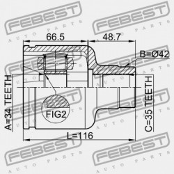 JOBB BELSŐ CSUKLÓ FORD MONDEO GE 2000-2007 EU 1447554
