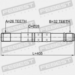 BAL FÉLTENGELY FORD FOCUS CB4 2008-2011 EU 1702524