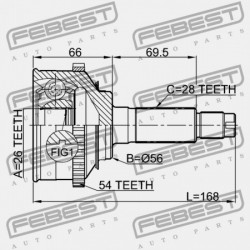 KIA MES:KARNEVÁL (19980615-20050930) MES KÜLSŐ CSATLAKOZÓ 0K552-22-510