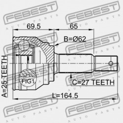 KIA SPORTAGE 04: -SEP.2006 (2004-2006) GEN KÜLSŐ CSATLAKOZÓ 49591-1F410