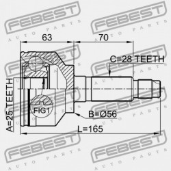 KIA SORENTO 02 (2002-2006) CIS KÜLSŐ CSUKLÓ 49591-3E000