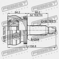 KÜLSŐ CSUKLÓ HYUNDAI SANTA FE 12 (2012-2015) GEN 49500-2W600