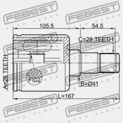 BELSŐ CSATLAKOZÓ KIA CEED 06 (2006-) GEN 49592-1H310