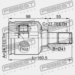 BAL BELSŐ CSUKLÓ KIA SPORTAGE 04: -SEP.2006 (2004-2006) GEN 49592-1F200