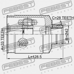 JOBB BELSŐ CSUKLÓ HYUNDAI SANTA FE 12 (2012-2015) GEN 49582-2W650