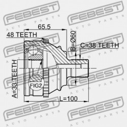 KIVONT KÜLSŐ CSUKLÓ 701498099AX
