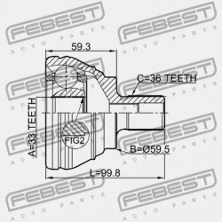 AUDI A3/S3/SPORTB./LIM./QU 2004-2013 RDW KÜLSŐ CSUKLÓ 1K0407271KP