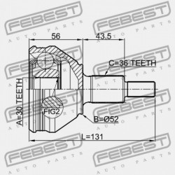 KÜLSŐ CSUKLÓS ÜLÉS CORDOBA/VARIO 2003-2009 E 6R0407763F