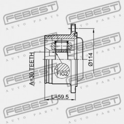 AUDI A4/AVANT BELSŐ CSUKLÓ 1995-2001 CA 8D0407417L