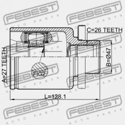 BAL BELSŐ CSUKLÓ VOLKSWAGEN TRANSPORTER 7H 2003-2010 MEX 7H0498103F