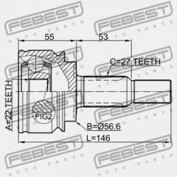 KÜLSŐ CSUKLÓ RENAULT KANGOO 2008- 8200687740
