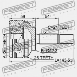 KÜLSŐ CSUKLÓ RENAULT LOGAN 2005-2013 7700110484