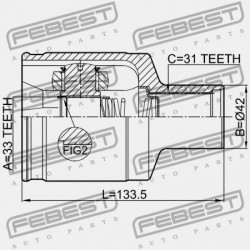 JOBB BELSŐ CSUKLÓ RENAULT DUSTER 2011- 391009882R