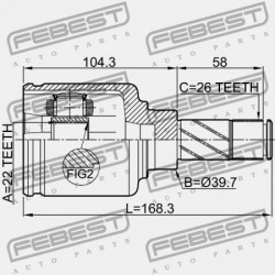 BAL BELSŐ CSUKLÓ RENAULT KANGOO 2008- 8201235754
