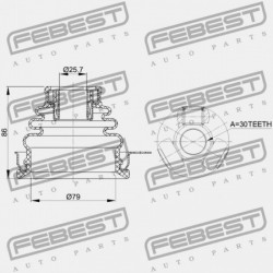 BAL BELSŐ CSUKLÓ RENAULT LOGAN 2005-2013 7701473830
