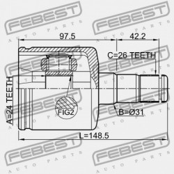 BAL BELSŐ CSUKLÓ VOLVO S80 2007- 8603800