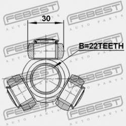 TRIPOID VOLVO 440 1989-1997 3410419