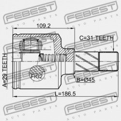 BAL BELSŐ CSUKLÓ FIAT DUCATO 2006- 1362186080