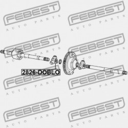 TRIPOID FIAT GRANDE PUNTO 199 2005-2010 46307825