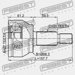 KÜLSŐ KÖZÖS LAND ROVER RANGE ROVER EVOQUE 2011- LR025067