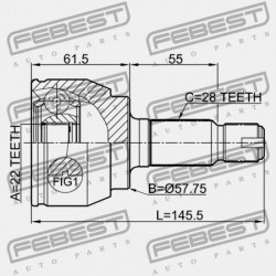 HÁTSÓ KÜLSŐ CSUKLÓ LAND ROVER FREELANDER II 2006-2014 LR001160
