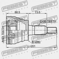 CADILLAC ESCALADE (4WD) 1997- EU KÜLSŐ CSATLAKOZÓ 26058362