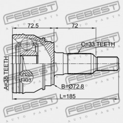 CADILLAC ESCALADE (4WD) 1997- EU KÜLSŐ CSATLAKOZÓ 26057639