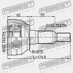 HUMMER H3 (LHD) 2006-2010 EU KÜLSŐ CSATLAKOZÓ 15886012