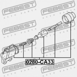 MŰKÖDŐ TENGELYKAPCSOLÓ HENGER NISSAN MAXIMA CA33 2000.01-2006.01 EL 30620-31U0A
