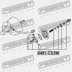 KUPLUNG FŐTENGELY MITSUBISHI LANCER,LANCER CEDIA CS,CT 2000.03-2009.08 JPN MR491945