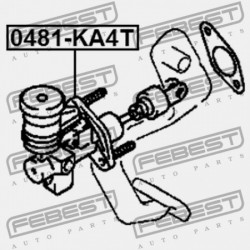 KUPLUNG FŐTENGELY MITSUBISHI PAJERO/MONTERO SPORT KH0 2008.07-2013.01 EUR/MMTH 2345A015