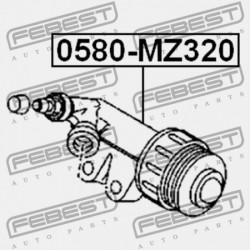 MŰKÖDŐ TENGELYKAPCSOLÓ HENGER MAZDA 3 BK 2003-2006 EU BP4S-41-920D
