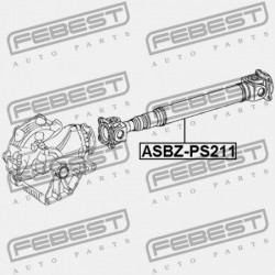 HAJTÓTENGELY MERCEDES BENZ E-OSZTÁLY 211 4 MATIC 2002-2009 A2204107106