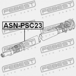 HAJTÓMŰTENGELY NISSAN SERENA C23 1991.06-1999.06 JP 37000-7C002