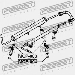 PA BEFECSKENDEZŐ FÚVÓKA TÖMÍTŐGYŰRŰ MITSUBISHI LANCER CY,CZ 2007.03-2013.02 EUR 1465A094